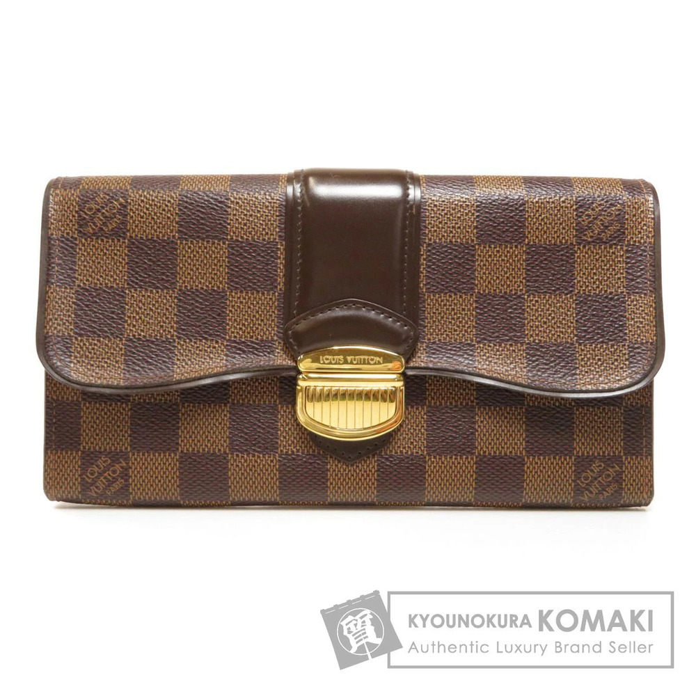 Louis Vuitton Portefeuille Sistina Long Wallet Damier Canvas
